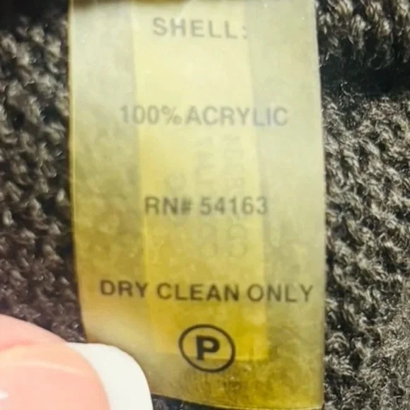 Calvin Klein Brown Size Large L Cable Knit Short Sleeve Sweater Dress - Picture 5 of 11